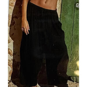 Free People wide leg gauze pants